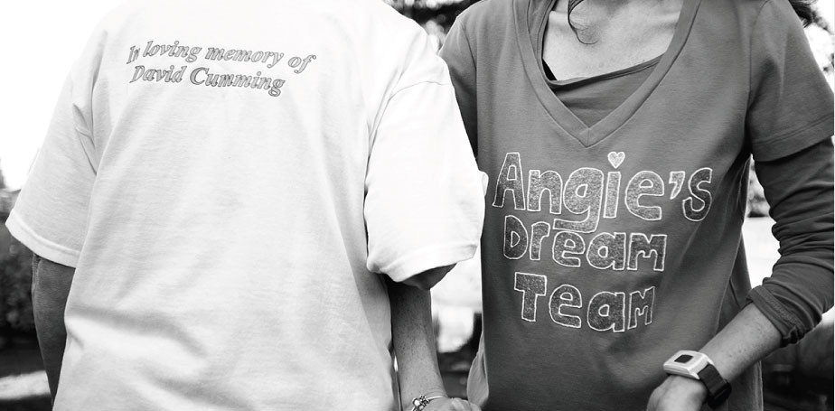 Angie's Dream Team t-shirts
